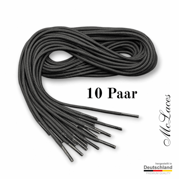 [Sonderposten] Schnürsenkel 3mm RUND schwarz