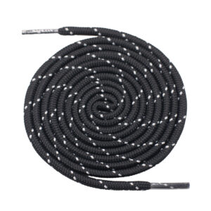 [McLaces] "Sx1" - 4,5mm RUND - schwarz grau weiss Muster 90-200cm – Bild 3